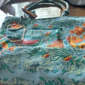 Colorful Fish Print Women's Bag